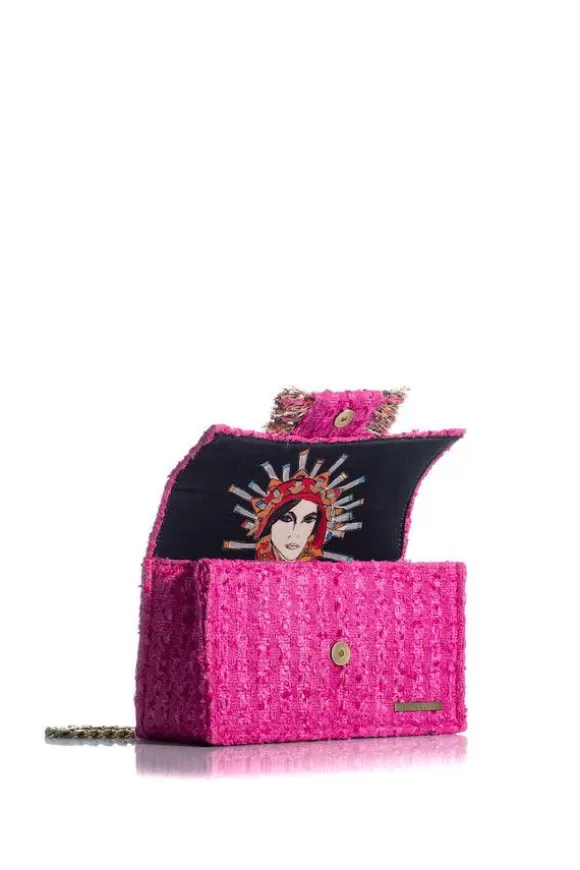 Women Kooreloo Bags-Soho Tweed Pink Bag