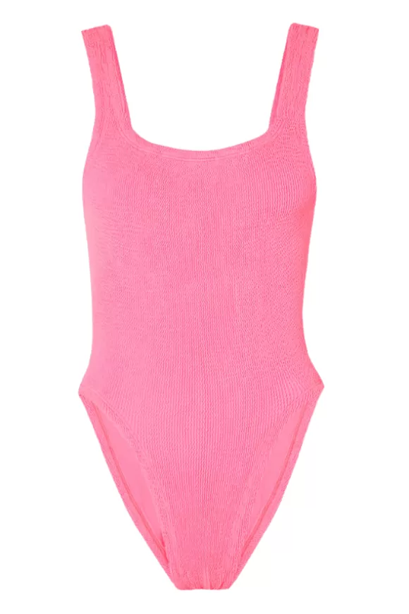 Women Hunza G Swimwear-Square Neck Swim Bubblegum