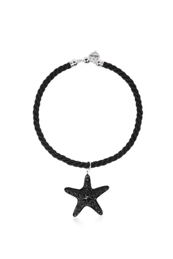 Women Shop Julietta Necklaces-Starfish Choker Black