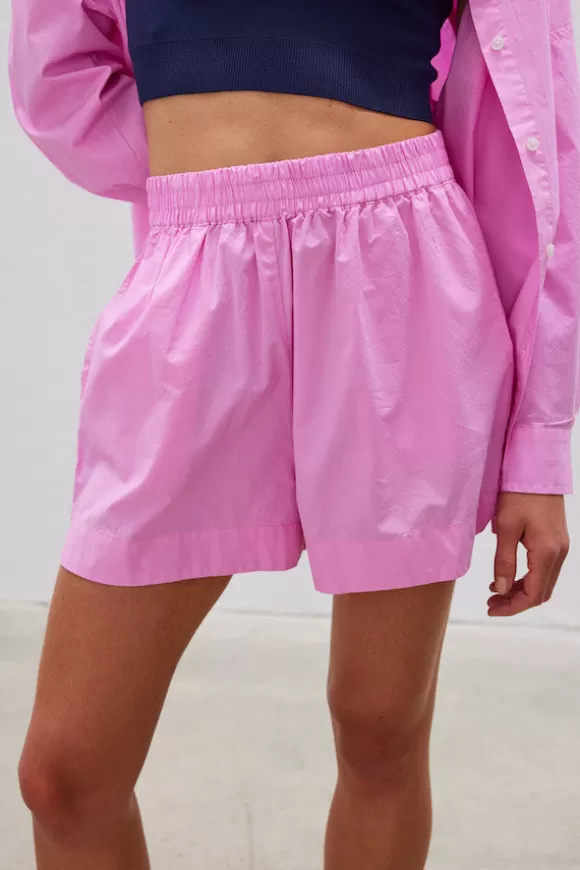 Women LMND Shorts-The Chiara Short Ultra Pink