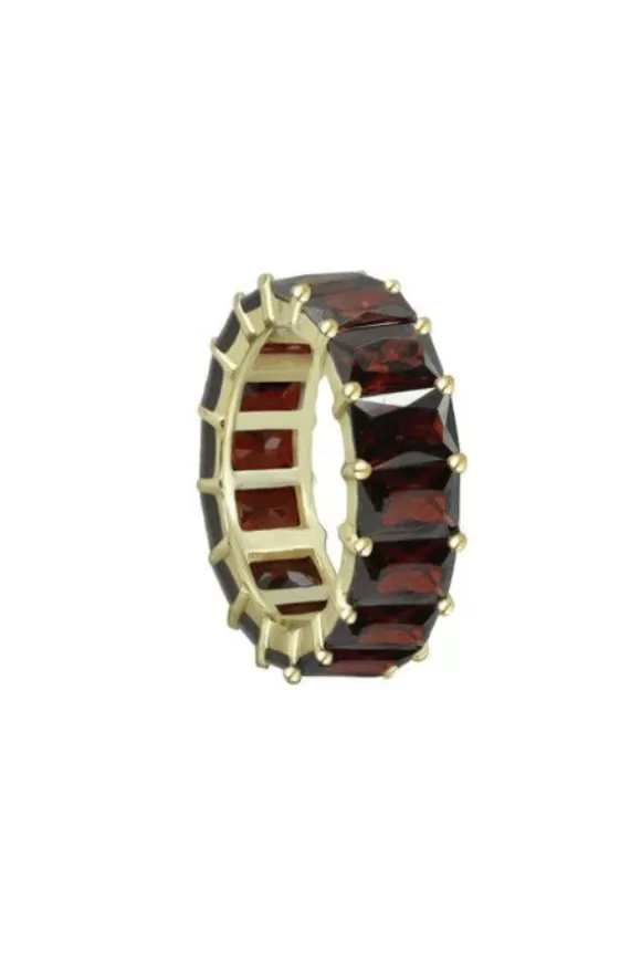 Women The M Jewelers Rings-The Coloured Bands Red