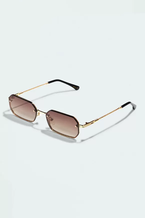 Women Luv Lou Eyewear-The Hazel Gold