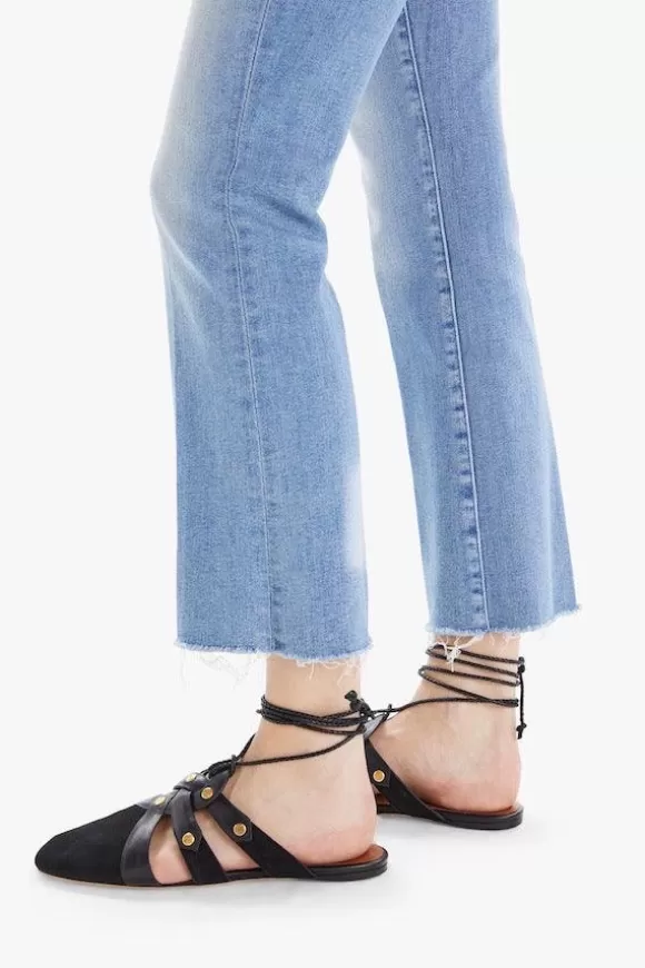 Women Mother Denim Denim-The Hustler Ankle Fray Jeans Au Revoir