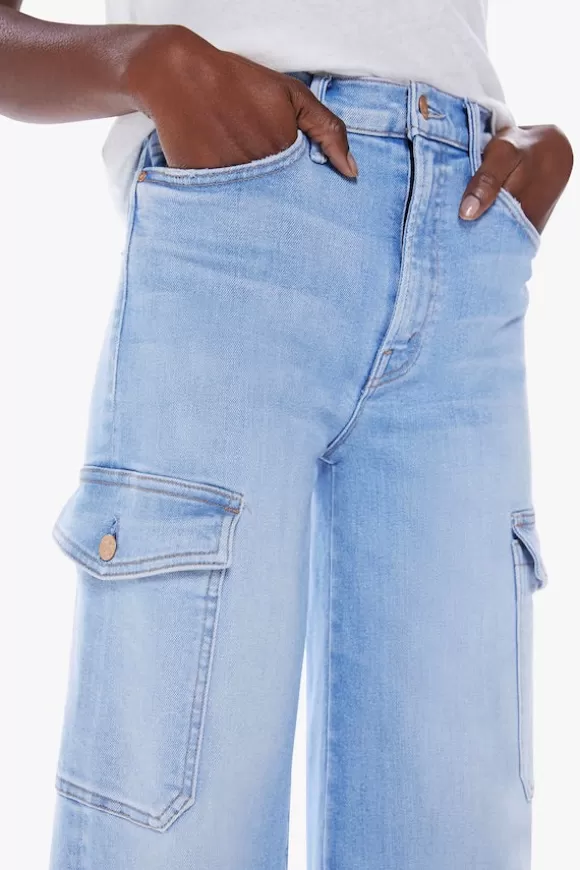 Women Mother Denim Denim-The Undercover Cargo Sneak Sun Kissed