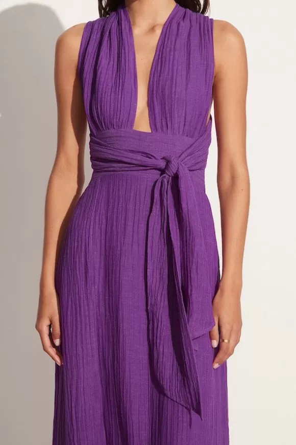 Women Faithfull the Brand Dresses-Tropiques Maxi Dress Violet