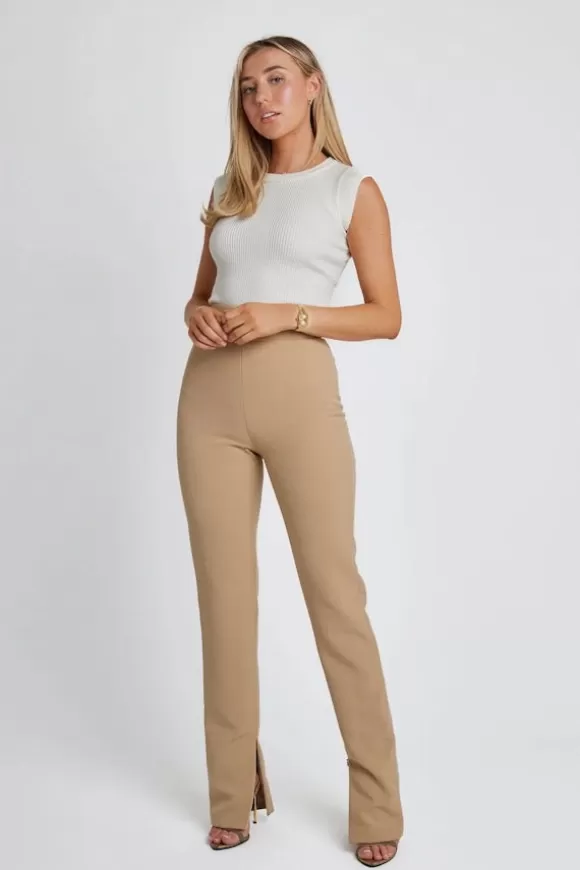 Women Odd Muse Pants-Ultimate Muse Straight Leg Trouser Camel