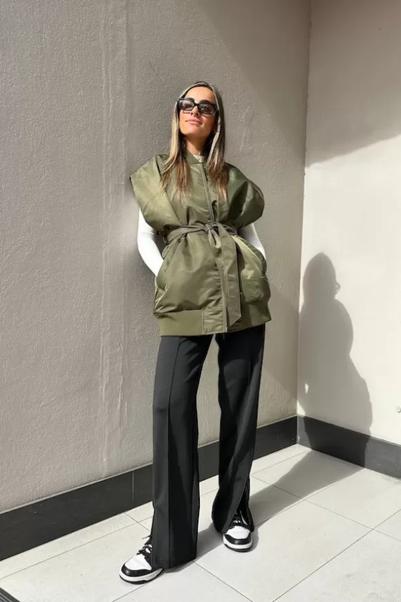 Women Camilla And Marc Jackets & Coats-Walter Vest Army Green