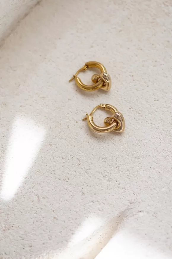 Women Enesea Earrings-Wholehearted Earrings Gold