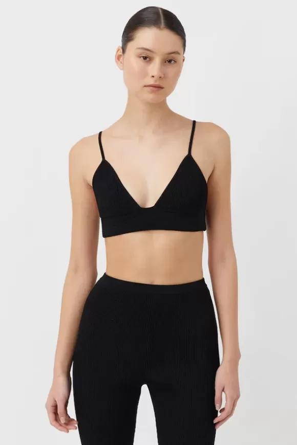 Women Camilla And Marc Bras & Briefs-Willow Knit Bralette Black