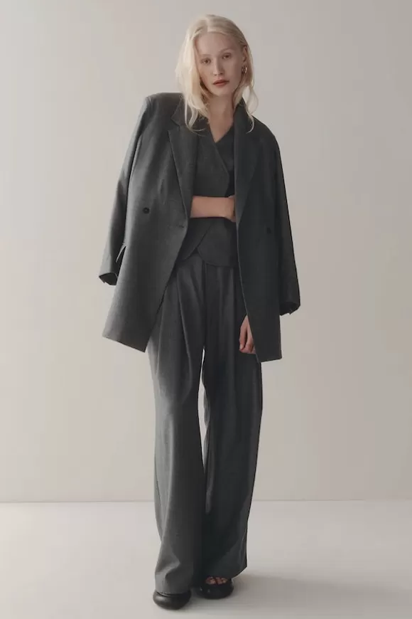 Women Marle Pants-Willow Pant Wool Rock